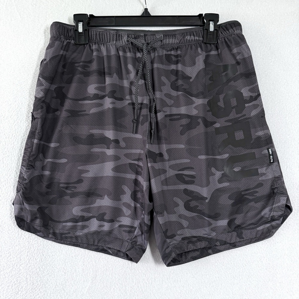 ASRV Shorts Mens Large DSG 0170 Silver Lite 7" Linerless Short Camo Conditioning